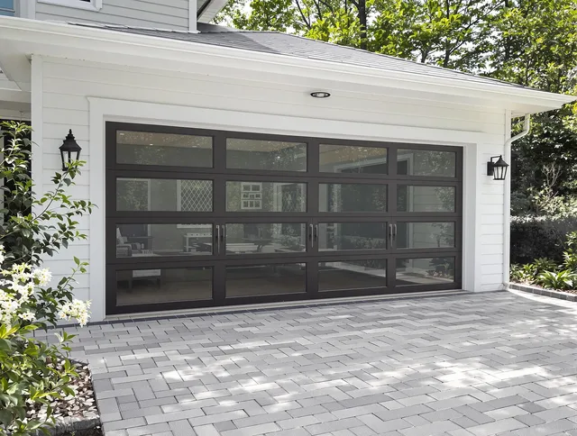 Perris Garage Door Repair design specialist presenting custom garage door options to Perris homeowner