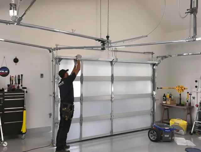 Perris Garage Door Repair certified team performing precision garage door installation in Perris