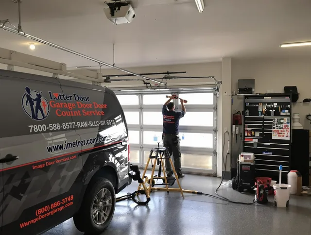 Perris Garage Door Repair team performing same-day garage door repair in Perris