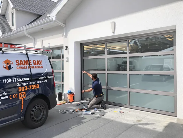 Same-day garage door repair service by Perris Garage Door Repair in Perris
